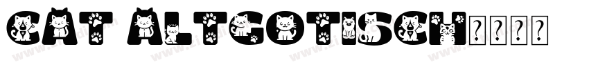 CAT Altgotisch字体转换